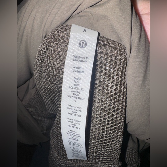 Lululemon StretchSeal Sleet Street Jacket Nomad Size 8 - Picture 6 of 8